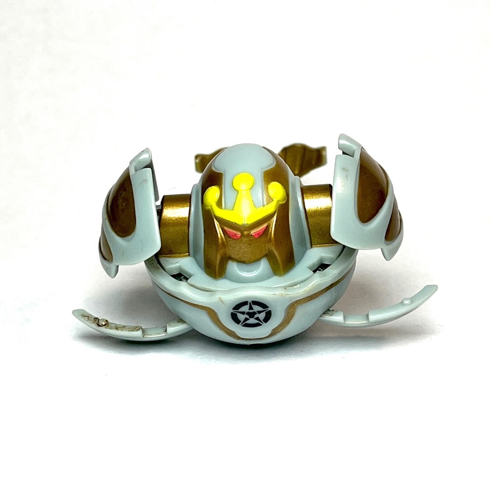 Bakugan Haos Sirenoid Gray Gold 490G Brawler Figure New Vestroia Series READ